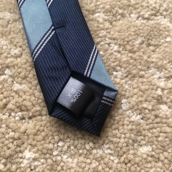 RARE Limited University of Oxford Lincoln College Tie, Blue Stripe Silk Design - Picture 3 of 3